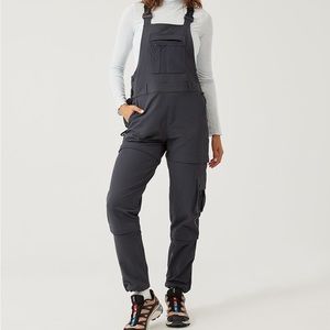 NWT Outdoor Voices - RecTrek Zip-Off Overall - Gray/Space - STILL IN PACKAGE